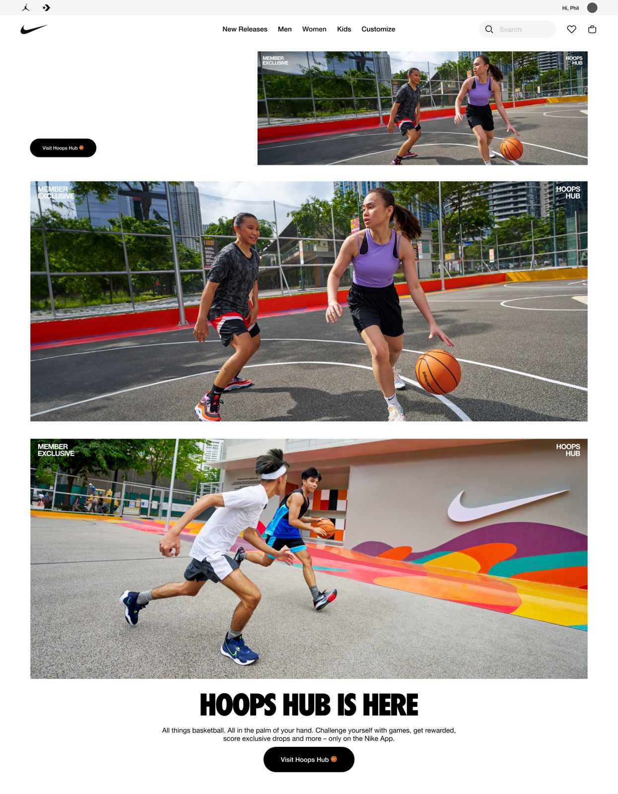 Hoops Hub on nike.com